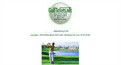 Desktop Screenshot of golftickets.net
